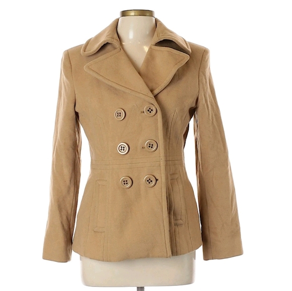Nine West Jackets & Blazers - Nine West Tan Wool Coat size 10